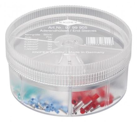 Knipex 9799905 Assortment box 1 insulated D: 90x44mm wire end ferrules