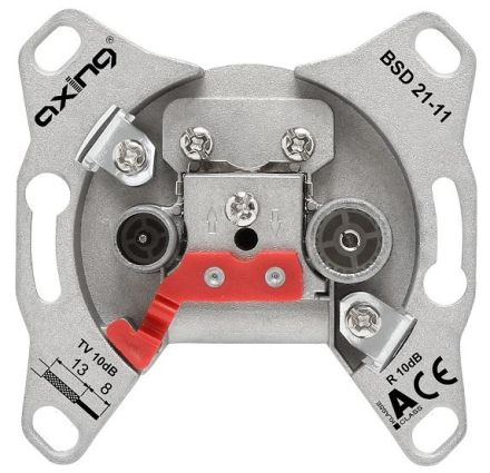 Axing BSD02111 2-port hyper broadband socket