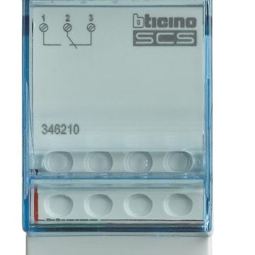 Bticino 346210 Light/timer relay activator for 2-wire systems, (grey)