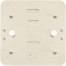 Jung 328 base plates for the AP 600 series 1-way, for single devices, AP 600, white
