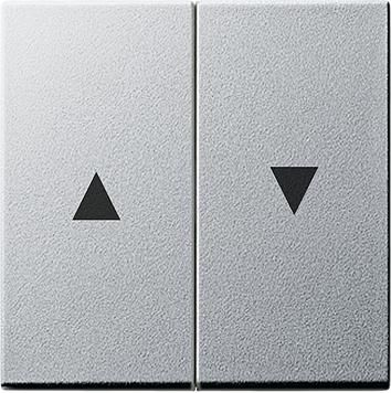 Gira 029426 rocker switch with arrow symbol System 55 color aluminum