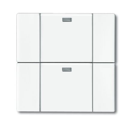 BUSCH-JAEGER 6732-84 wireless push button sensor WaveLINE Future | 2-way | studio white