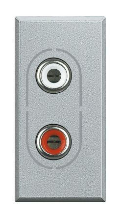 Bticino HC4281 Junction box Rca 2-f Alu