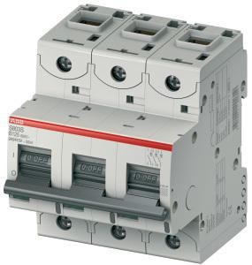 ABB Stotz-Kontakt S803S-B16, high-performance circuit breaker, 16A,B,400VAC=Icu 50kA,690VAC=Icu6kA,3P, 2CCS863001R0165