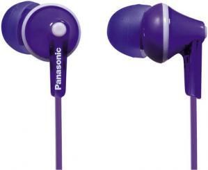 Panasonic RP-HJE125E purple in-ear headphones