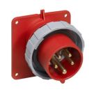 ABB Stotz-Kontakt 232BAU6W, panel-mounted plug, 32 A, IP67 6h, standard flange, 2CMA166630R1000