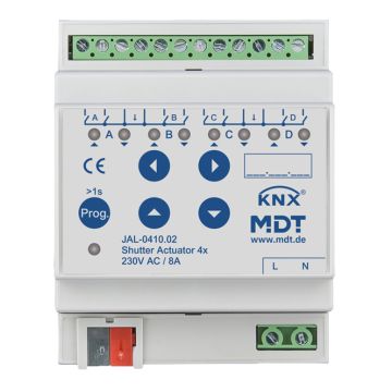 MDT JAL-0410.02 KNX blind actuator 230 V | 4-fold