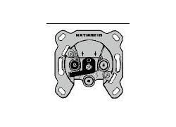 Kathrein ESD32 SAT end socket, TWIN down lead
