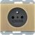 Berker MAN0104517 socket with SK pin raised BS K.5 brass