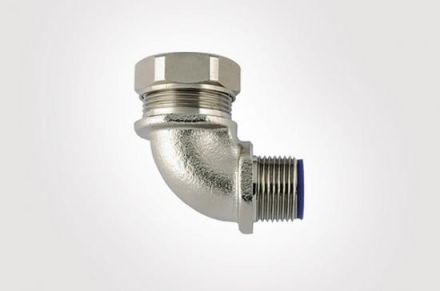 HellermannTyton 166-32403 LTS20-90FMC-M20 HelaGuard metal cable gland