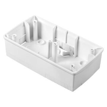 Gewiss GW16753 Mounting Inter 2+2M horizontal ONE white surface-mounted housing