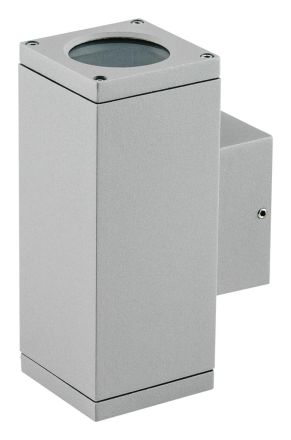 EVN 485015N quad. IP54 GU10 Alu 2-flam. max. 2x 11W wall light