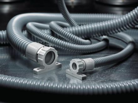 HellermannTyton 167-00213 FG19-PVC-GY-X1 Flexiguard corrugated protection conduit