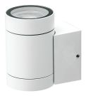 EVN 637101N 1fl. round white IP54 GU10 wall light