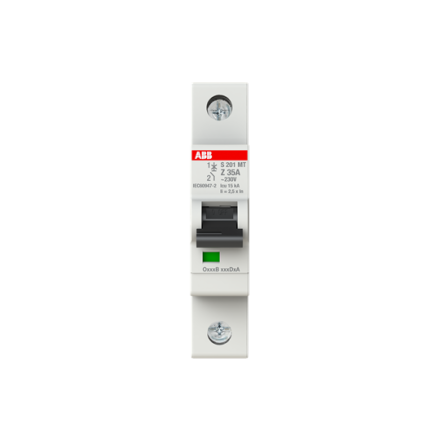 ABB Stotz-Kontakt 2CDS271445R0548 S201MT-Z35 Z-Char.10kA 35A 1P circuit breaker