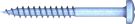Reisser 009204S121-0601002-1 R2 chipboard screw, pan head, PZ, partial thread, 6.0 x 100, steel, galvanized, blue, 1x sliding, pack of 100