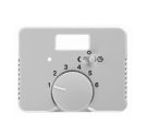 Busch-Jaeger 1795 TA-24G central plate, for room temperature controller, studio white high gloss
