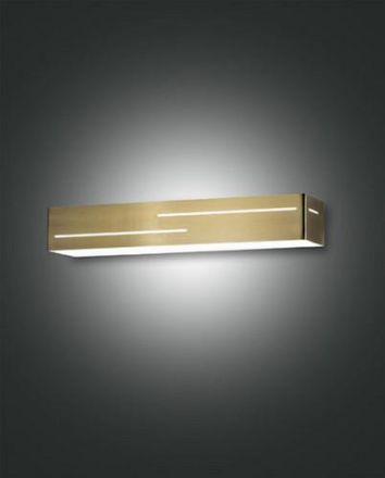 Fabas Luce 3618-21-119 18W 1700lm 3000K brass-sat metal LED wall light LB23
