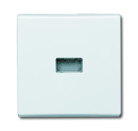 Busch-Jaeger 2107-34 rocker switch, with red dome alpine white