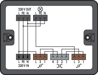 Wago 899-631/305-000 Compact distributor PA distribution board 1 input