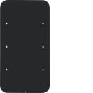 BERKER 75143865 Touch-Sensor Glass R.1 | 3-way, comfort | black glass