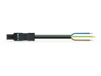 Wago 891-8993/116-601 connection cable 3x1.5mm² Bu, 6m, black