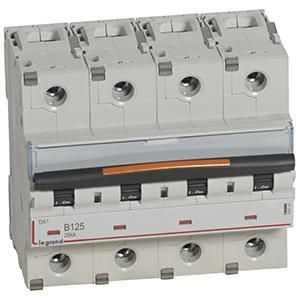 Legrand 409751 Circuit breaker DX3 B125A 4P 25KA 6M