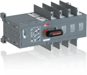 ABB Stotz-Kontakt OTM250E4WCM24D, load changeover switch with motor, 4-pole, 250A, with handle for manual operation, 1SCA022846R7950
