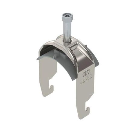 OBO Bettermann 1186849 2056 BS-U1-K-52 A2 46-52mm stainless steel clamp