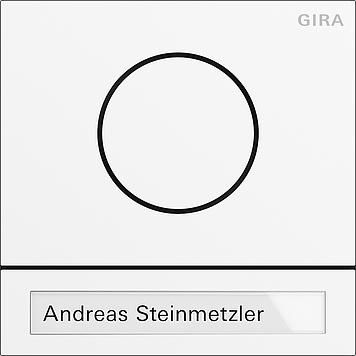 Gira 5565902 door station module System 106 traffic white (lacquered)