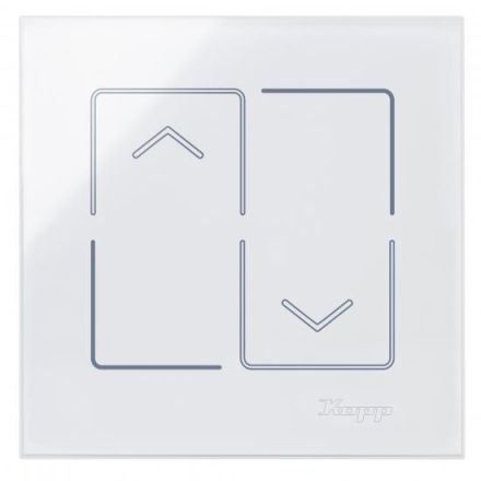 Kopp 853002010 HKi8-Sen-Jal-white-corner 1-way control panel
