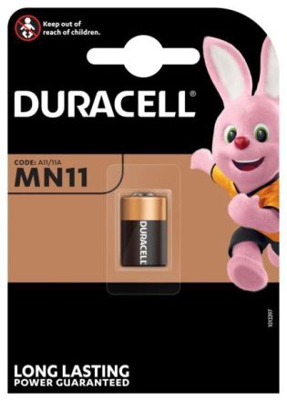 Hückmann 130297 Duracell MN11 Alkaline 6V/38mAh Alkaline button cell