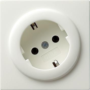 Gira 044840 SCHUKO socket 30 degrees S-Color pure white