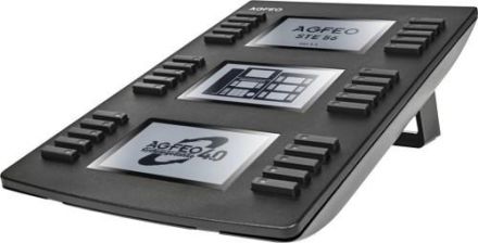 Agfeo 6101620 STE 56 black for ST 56 IP SENSORfon system telephone extension