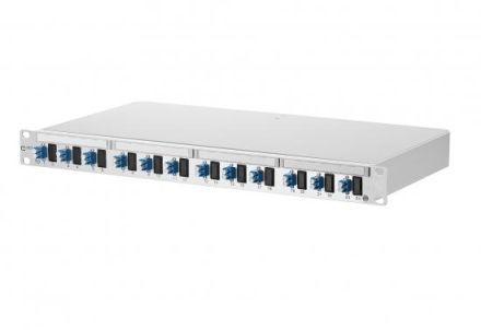 METZ CONNECT 1502007412-E OpDAT PF VIK 12xLC-D blue OS2 grey patch panel