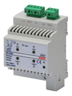 Gewiss GWA9302 KNX 2 channel X300W G.DIN universal dimmer