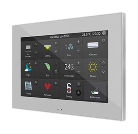 Zennio ZVIZ70V2S Z70 v2 color 7 inch silver capacitive color touch panel