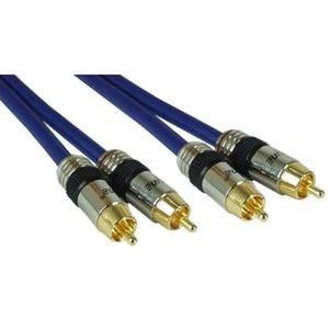 Kindermann 5763000105 Stereo Cinch Pro 5m audio cable