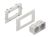 Kleinhuis KES-2.3.3 pure white for BU65 double socket unit