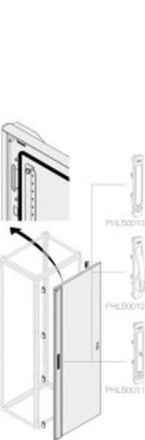 ABB Striebel & John PDNB2176 Door made of sheet steel, without lever handle, grid unit 14/height 10 , 1STQ002269B0000
