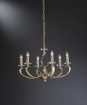 Brumberg 50804050 pendant light, gold E14, 6x40W max.