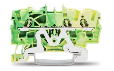 Wago 2002-1307 TOPJOB S 2.5qmm gnge 3 conductor protective conductor terminal
