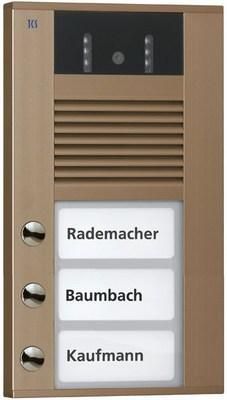 TCS AVD14033-0012 VPDS color 130 degrees 3 buttons AP EB video door station