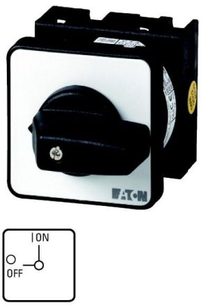 Eaton T3-5-8345/E ON-OFF switch, 9-pole, 32 A, 90 °, flush mounting, 020708