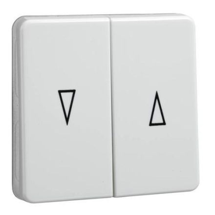 ELSO 233804 for blind switch/button pure white series rocker