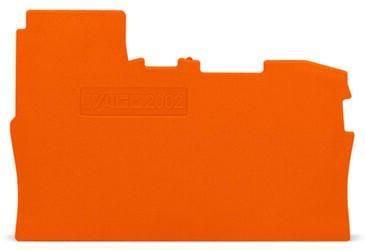 Wago 2002-7192 orange end plate and intermediate plate