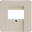 ELSO 206010 Central plate for TAE socket 3-way pearl white