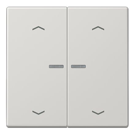 JUNG LS102KO5PLG KNX control rocker with arrow symbol LS series | 2-way | light grey