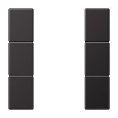 JUNG AL2503TSAD button set F50 series LS | 3-way | dark