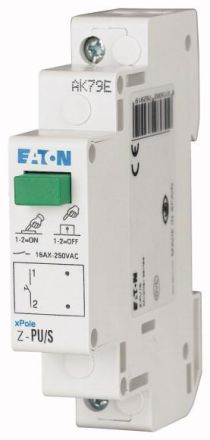 Eaton Z-PU/SS button, 250V, 16A, 2S , 276292